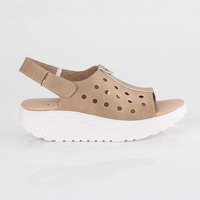 Sandal Wedges Tali Wanita Blackkelly LTE 163