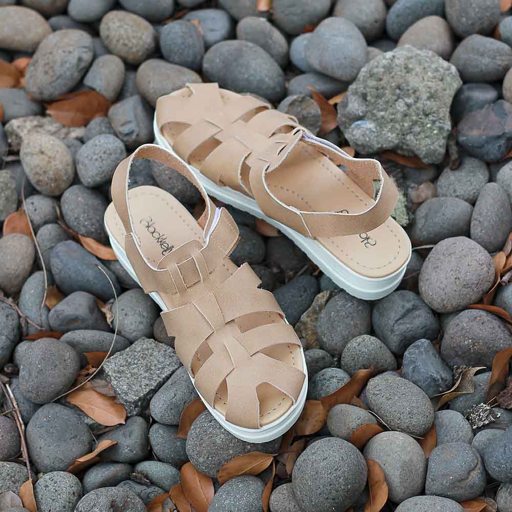 Sandal Wedges Tali Wanita Blackkelly LGG 837