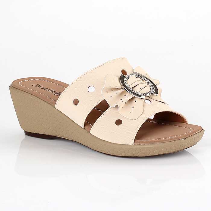 Sandal Wedges Wanita Blackkelly LUD 382