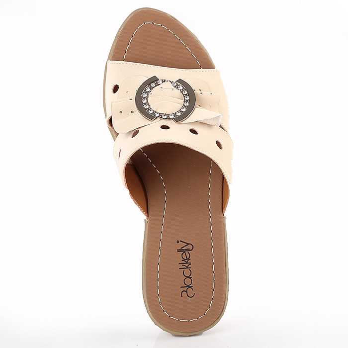 Sandal Wedges Wanita Blackkelly LUD 382