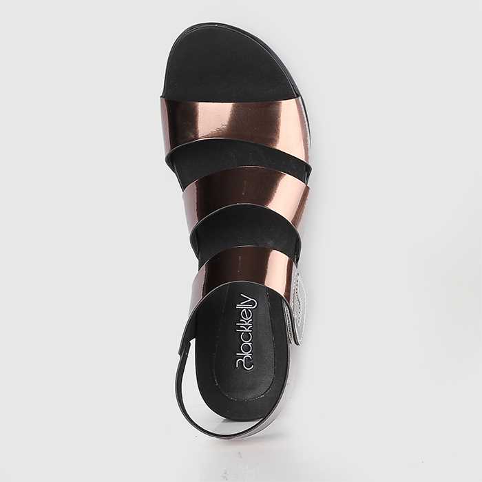 Sandal Wedges Tali Wanita Blackkelly LLV 183