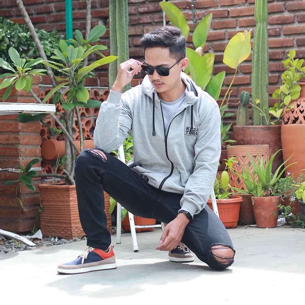 Jaket Hoodie Pria KQC KZR 290