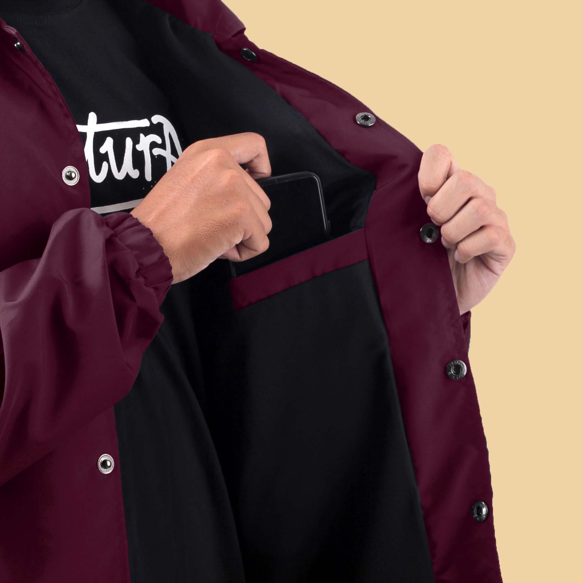 Jaket Coach/Windbreaker Jacket Hazama HZM 222