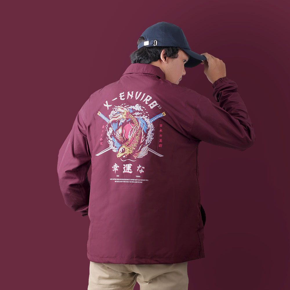 Jaket Coach/Windbreaker Jacket Hazama HZM 562