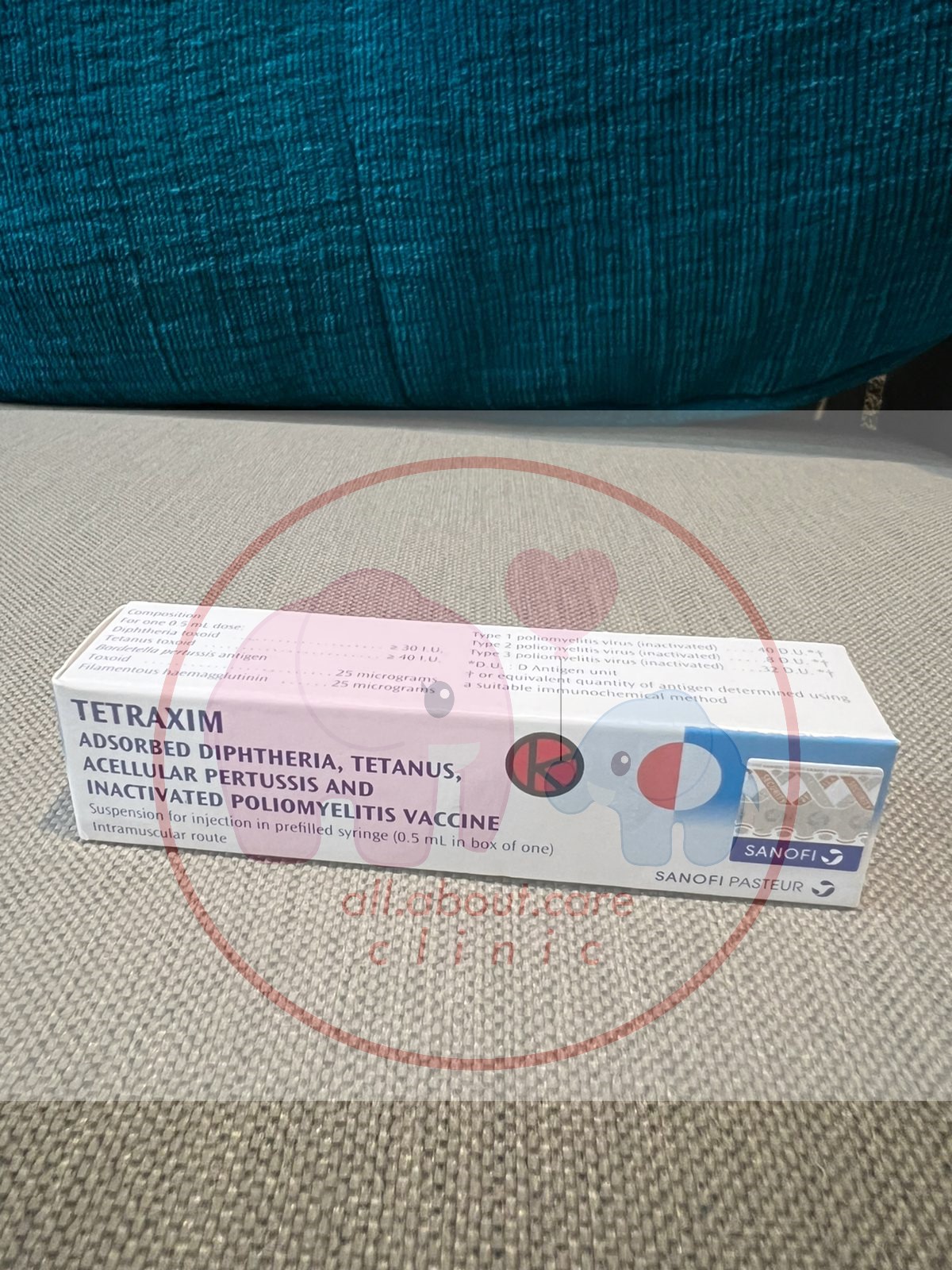 Vaksin Tetraxim di All About Care Clinic