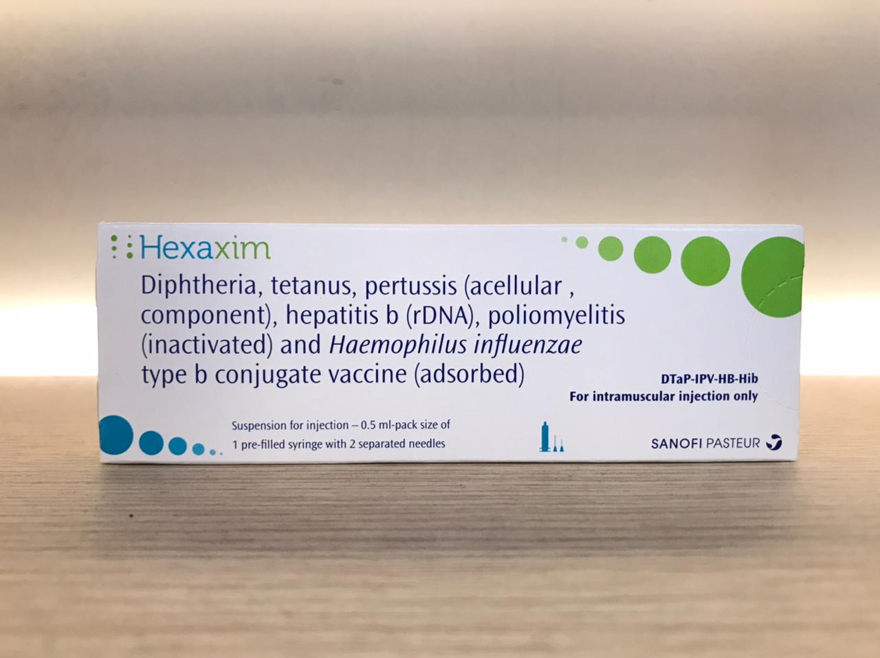Vaksin Hexaxim di Klinik Prostasia