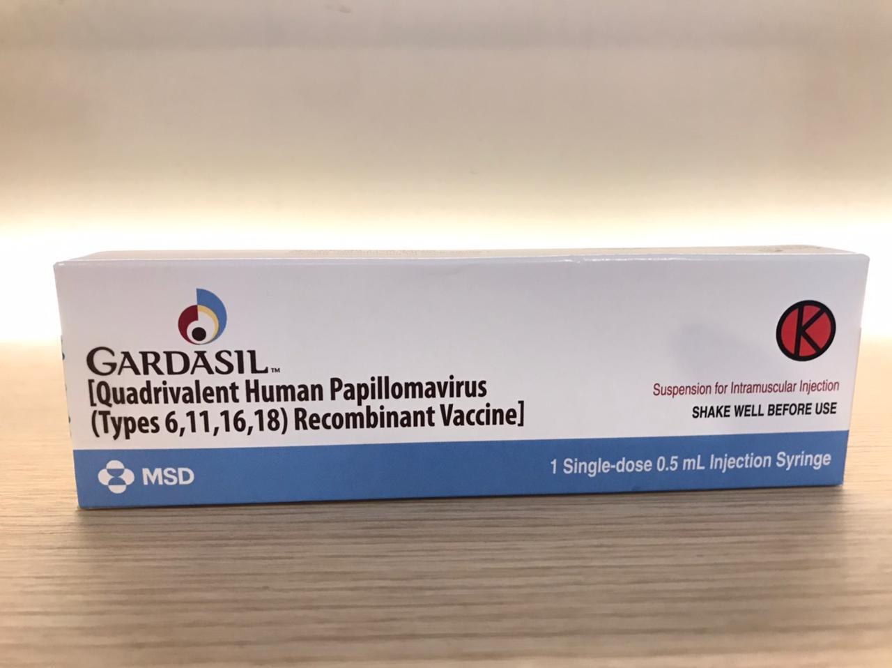 Vaksin Gardasil (quadrivalen) di Klinik Prostasia