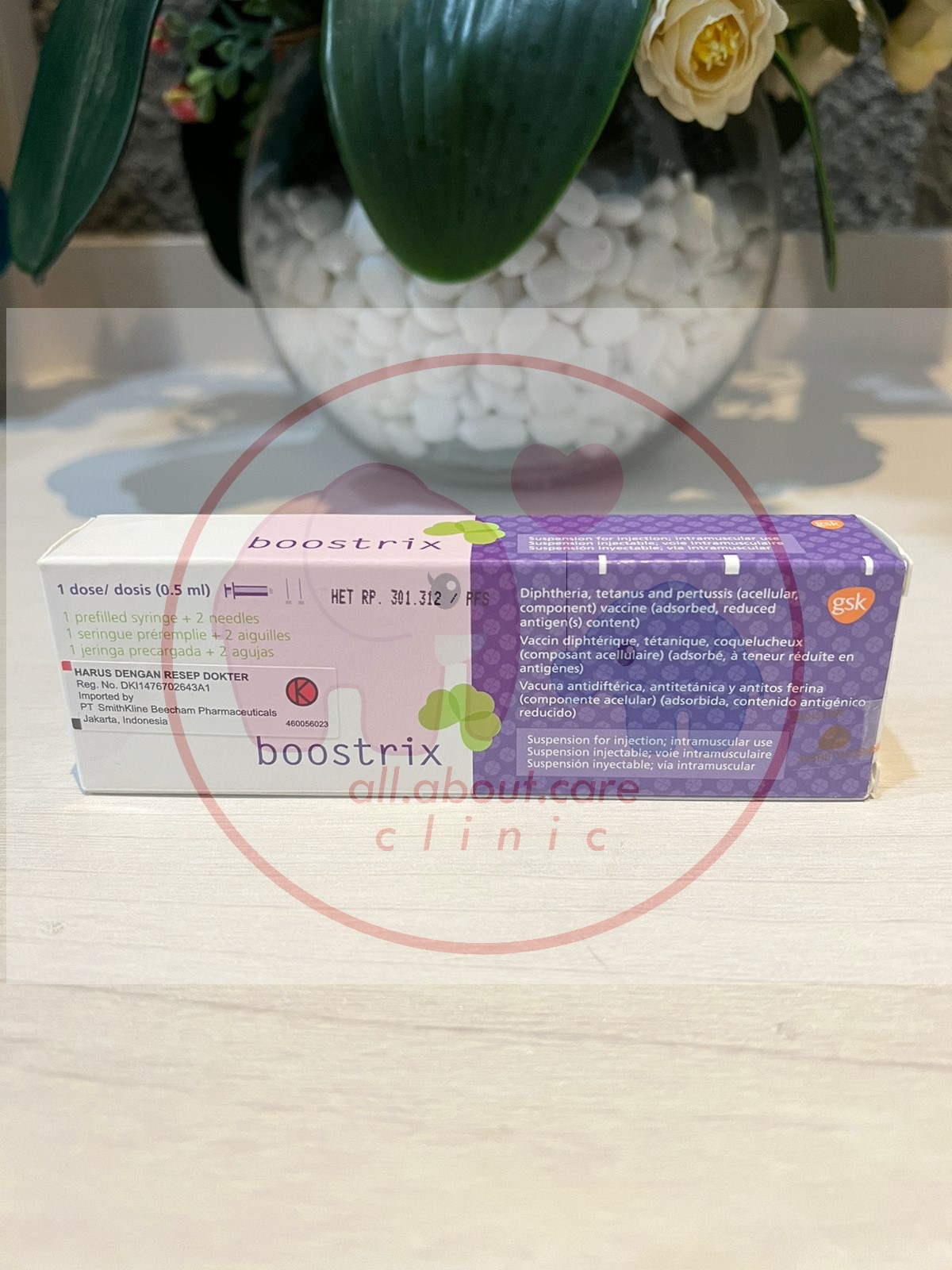 Vaksin Boostrix di All About Care Clinic