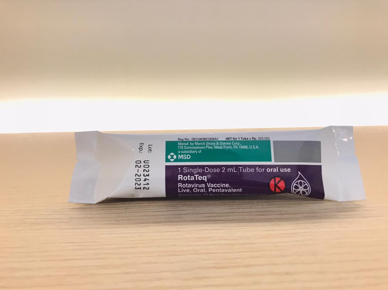 Vaksin RotaTeq (pentavalen) di Klinik Prostasia