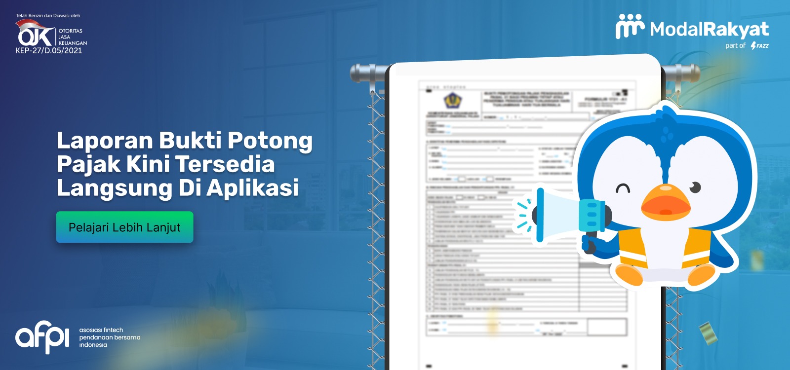 Bukti Potong Pajak Kini Tersedia Langsung di Web