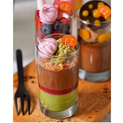 Session Number 4 - Verrine Macha And Framboise