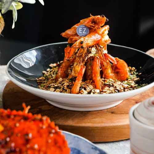 Session Number 13 - Udang goreng gandum & udang saus telur asin