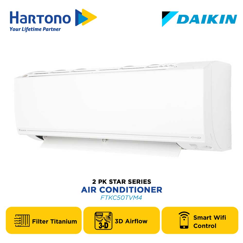 DAIKIN 2 PK AC SPLIT AIR CONDITIONER STAR INVERTER FTKC50TVM4