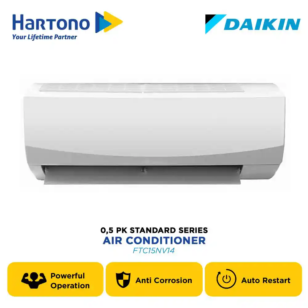 DAIKIN 1/2 PK AC SPLIT AIR CONDITIONER STANDARD R32 THAILAND