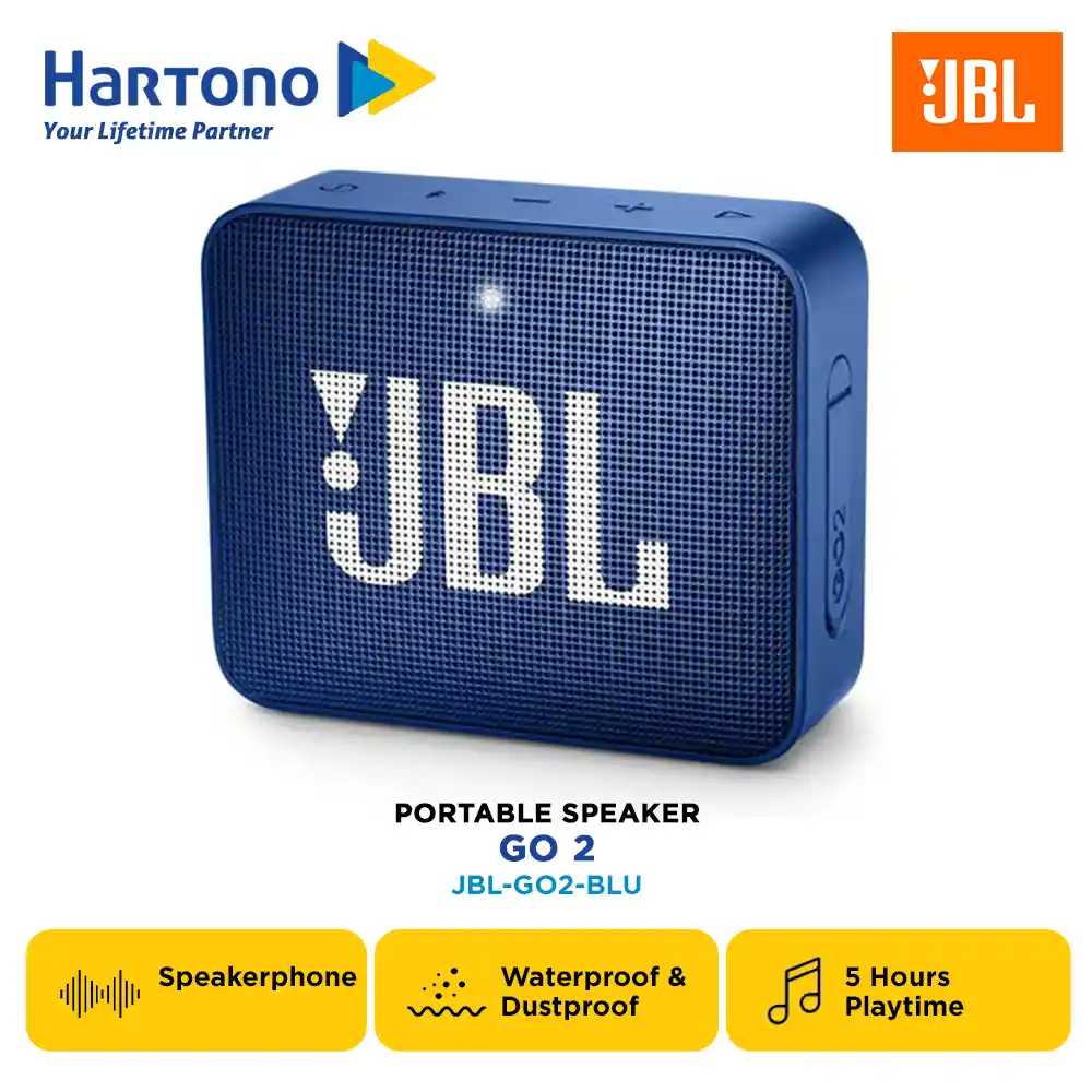 JBL WIRELESS PORTABLE SPEAKER GO 2 ORANGE