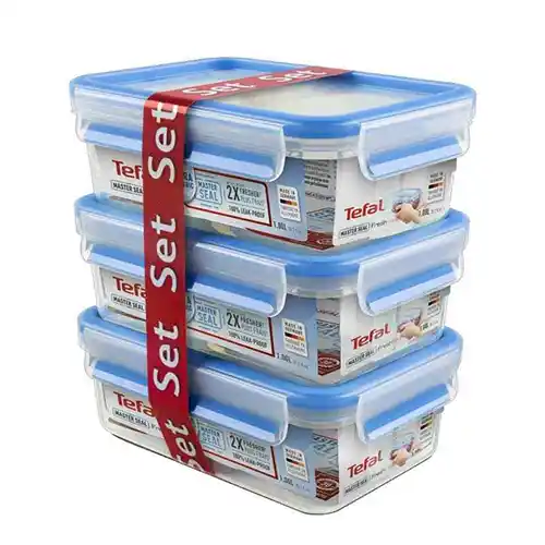 TEFAL MASTERSEAL FOOD STORAGE 3 PCS SET 1L F1030410