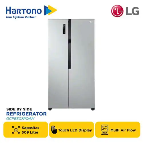 LG KULKAS SIDE BY SIDE REFRIGERATOR GCFB507PQAM