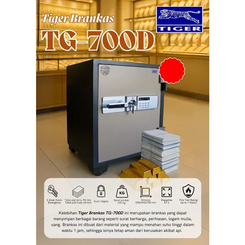 TIGER BRANKAS SAFE BOX TG-700D DIGITAL