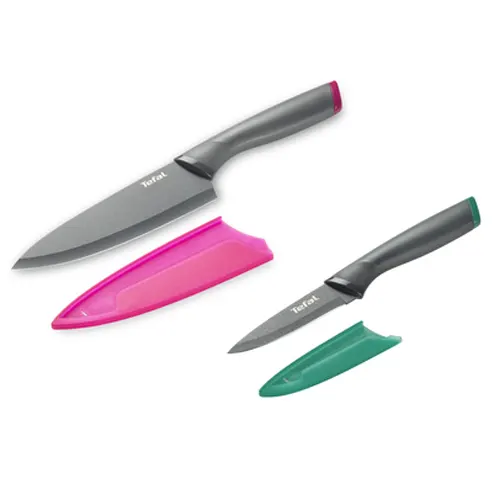 Tefal Fresh Kitchen Chef Knife 15cm & Paring Knife 9cm K122S205