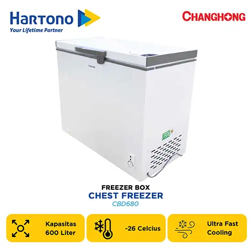 CHANGHONG FREEZER BOX CHEST FREEZER CBD680