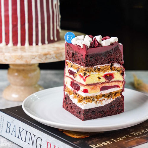 Red Velvet S'mores Cake