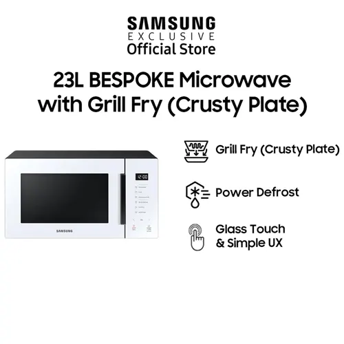 SAMSUNG BESPOKE COUNTERTOP MICROWAVE MG23T5068CW/SE