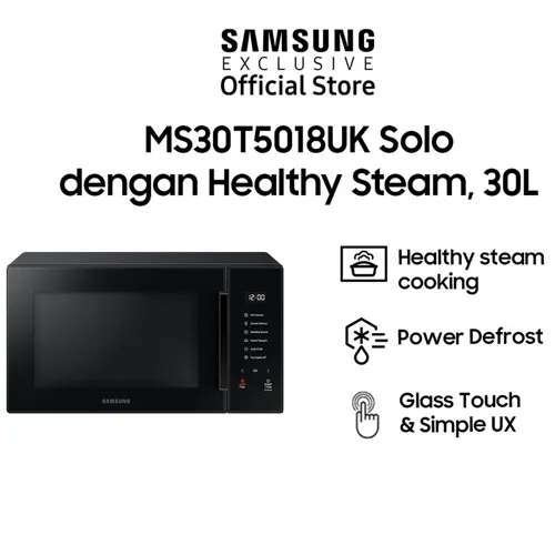 SAMSUNG COUNTERTOP MICROWAVE SOLO 30L MS30T5018UK/SE