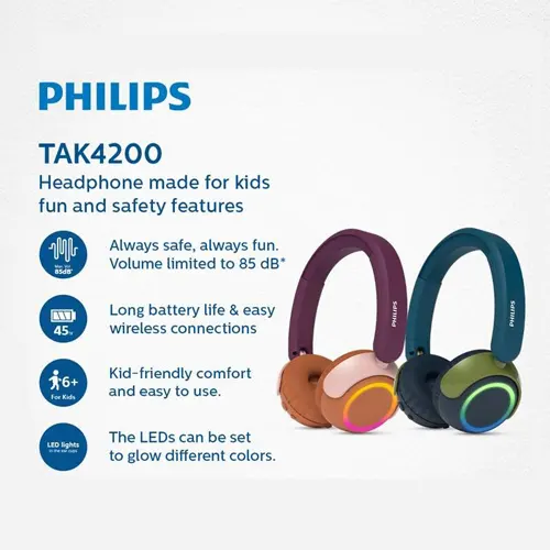 Philips Wireless Headphone 4000 Series For Kids