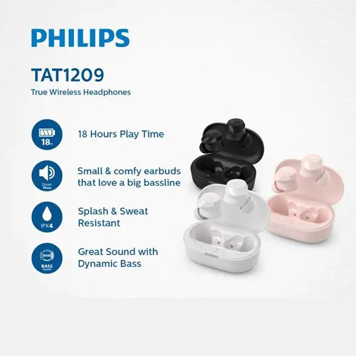 Philips Earbuds True Wireless TAT1209 Series