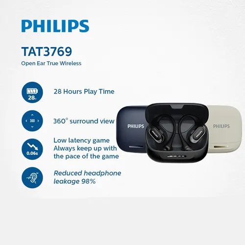 Philips Wireless Earphone Running Sport TAT3769 Series