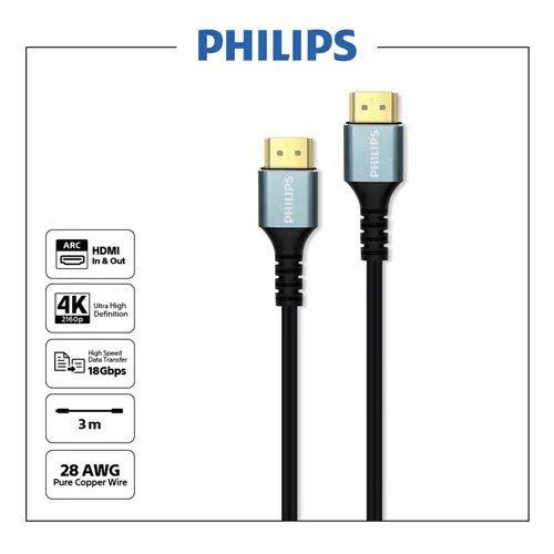 Philips Cable Connection HDMI Ultra HD 4K PHILIPSSWV5012