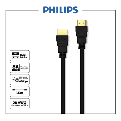 Philips Cable Connection HDMI Dynamic HDR 8K PHILIPSSWV5211