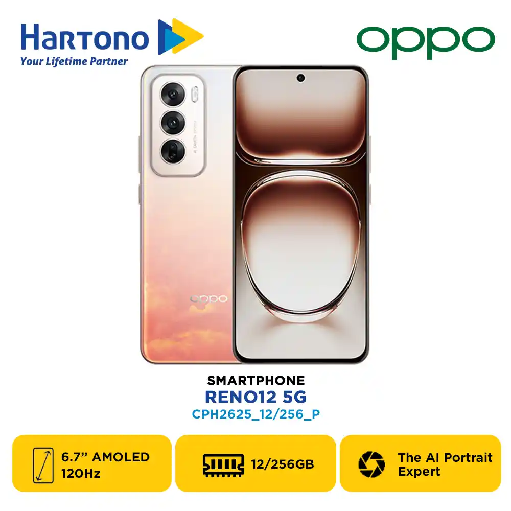 OPPO SMARTPHONE RENO12 5G 12/256GB PINK