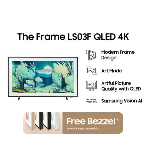 SAMSUNG The Frame 4K Vision AI Smart TV LS03FAKXXD SERIES