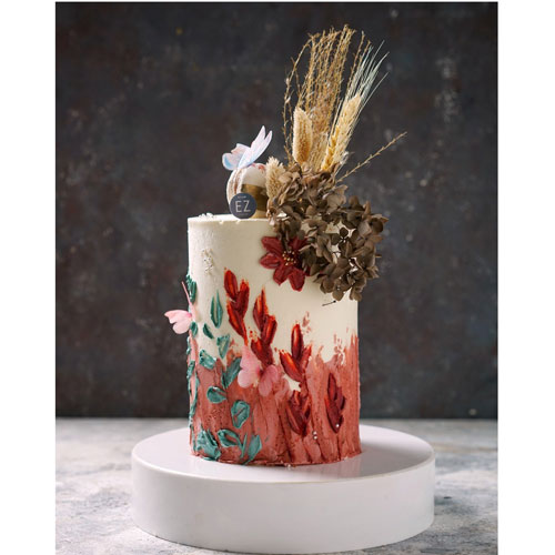 Painting Palette Buttercream cake