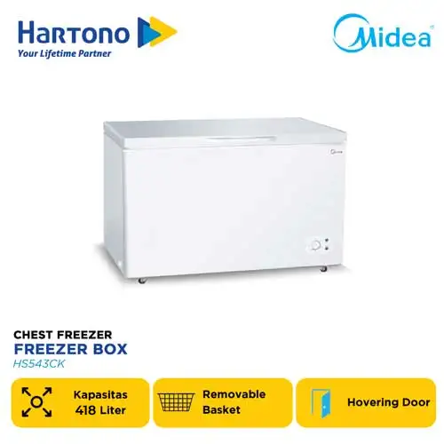 MIDEA FREEZER BOX CHEST FREEZER HS543CK
