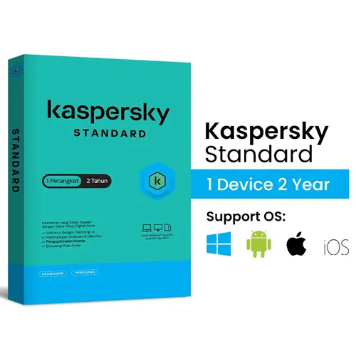 KASPERSKY SOFTWARE ANTIVIRUS STANDARD 1 USER 2 YEAR ( NON VPN )
