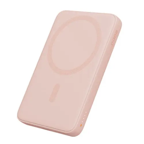 AUKEY MAGNETIC WIRELESS POWERBANK 5000 MAH PINK PB-MS03PK
