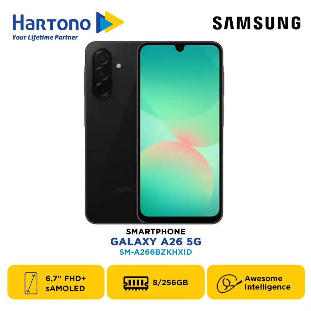 SAMSUNG SMARTPHONE GALAXY A26 5G 8/265GB BLACK