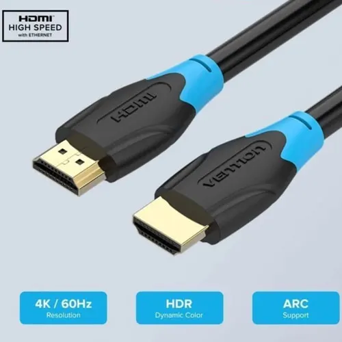 VENTION CABLE CONNECTION HDMI EXCLUSIVE BOX M-M 4K BLACK 2M V-A11BH2