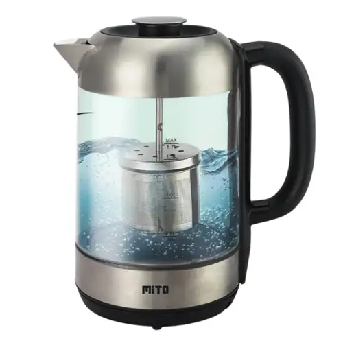 MITO TEKO LISTRIK ELECTRIC KETTLE K200-SILVER