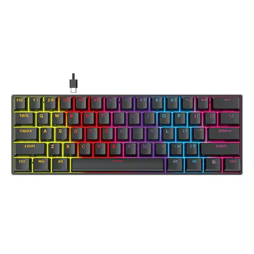 FANTECH GAMING CABLE KEYBOARD MK211-BK