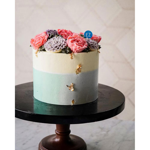 Flower Korean Buttercream Cake