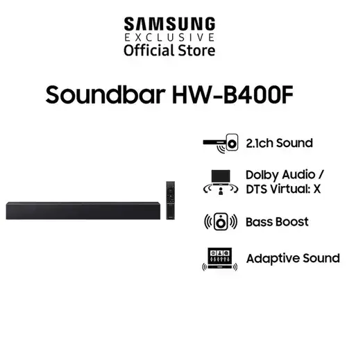SAMSUNG B-SERIES SOUNDBAR 2.0 CH HW-B400F/XD