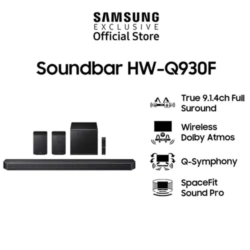 SAMSUNG Q-SERIES SOUNDBAR 9.1.4 CH HW-Q930F/XD
