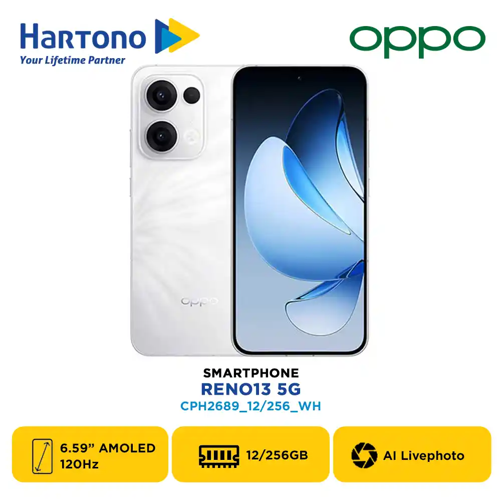 OPPO SMARTPHONE RENO13 5G 12/256GB WHITE