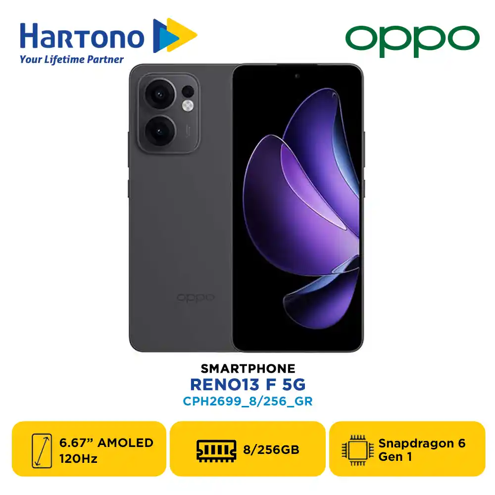 OPPO SMARTPHONE RENO13F 5G 8/256GB GREY