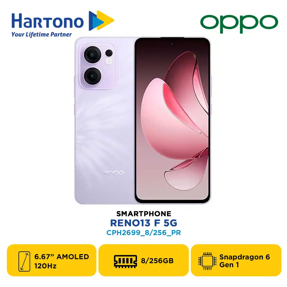 OPPO SMARTPHONE RENO13F 5G 8/256GB PURPLE