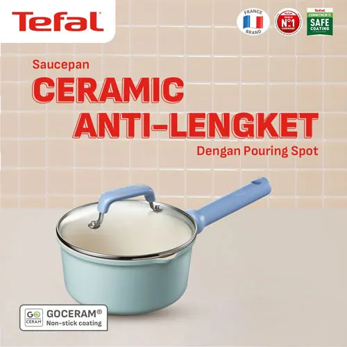 TEFAL ELIPSO PANCI BERGANGGANG SAUCEPAN 16CM + LID G6202396
