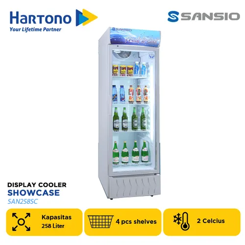 SANSIO SHOWCASE COOLER SAN258SC